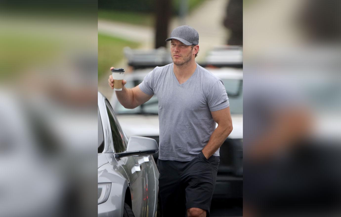 EXCLUSIVE: Chris Pratt takes ex Anna Faris and son for walk in LA