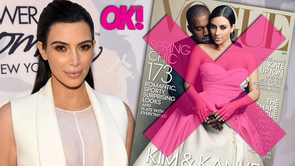 Kim kardashian banned from vogue