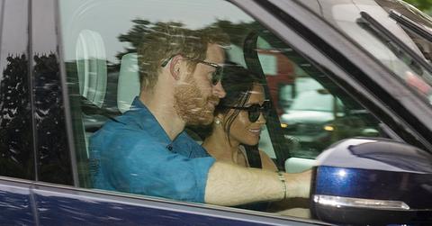 meghan markle prince harry return kensington palace after wedding pics pp