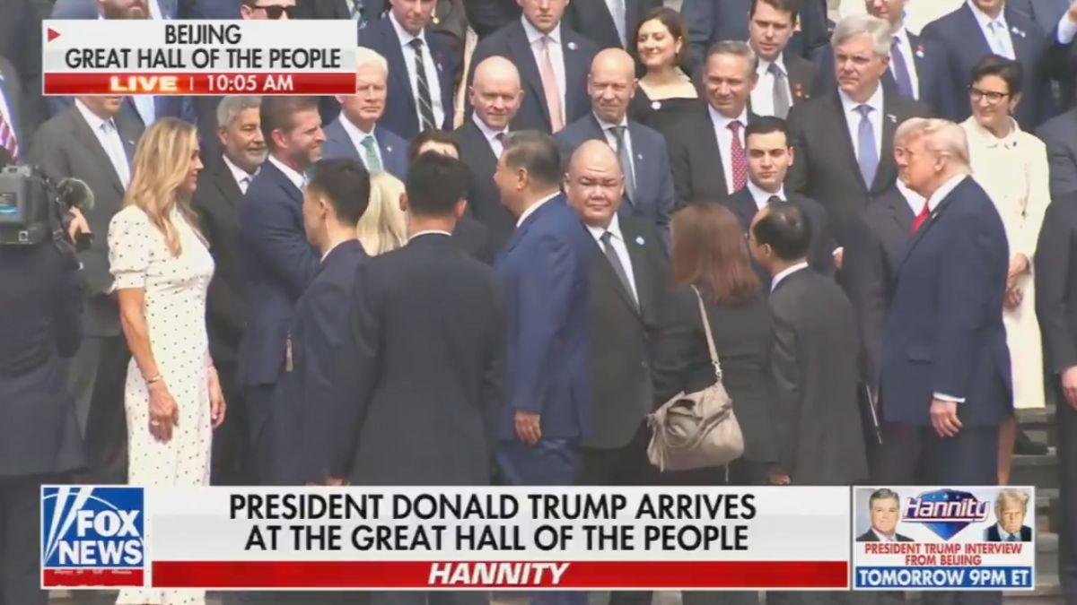 Photo of Lara Trump was criticized for going to China with Donald Trump.