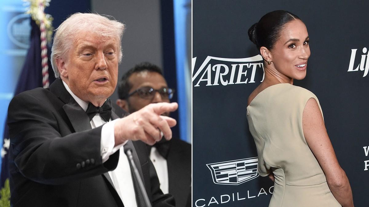 split of Donald Trump & Meghan Markle. 