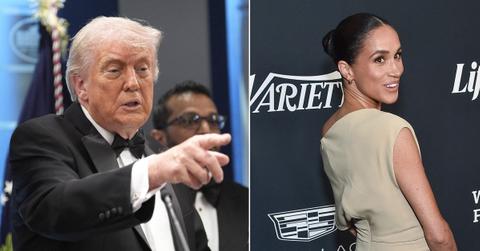 split of Donald Trump & Meghan Markle.