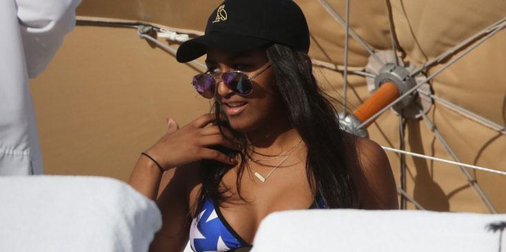 Sasha obama patriotic bikini 07