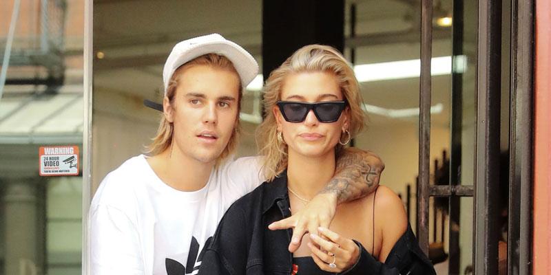 Justin Bieber and wife Hailey Baldwin lug huge Louis Vuitton gifts