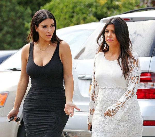 Kourtney kardashian kim feud