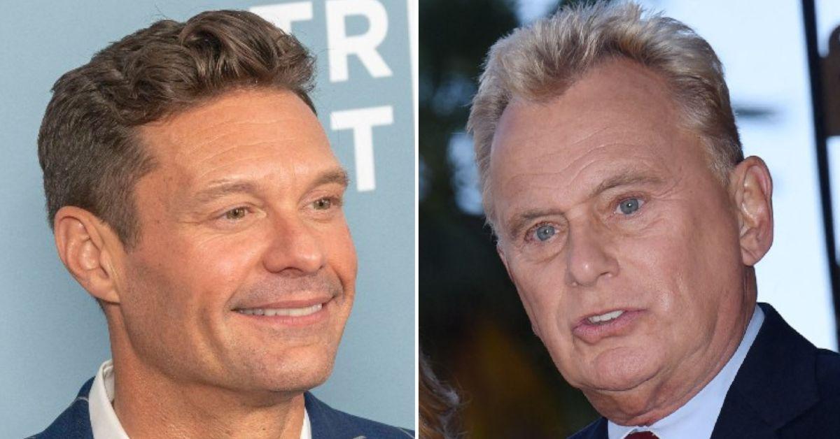 Composite photo of Ryan Seacrest and Pat Sajak.