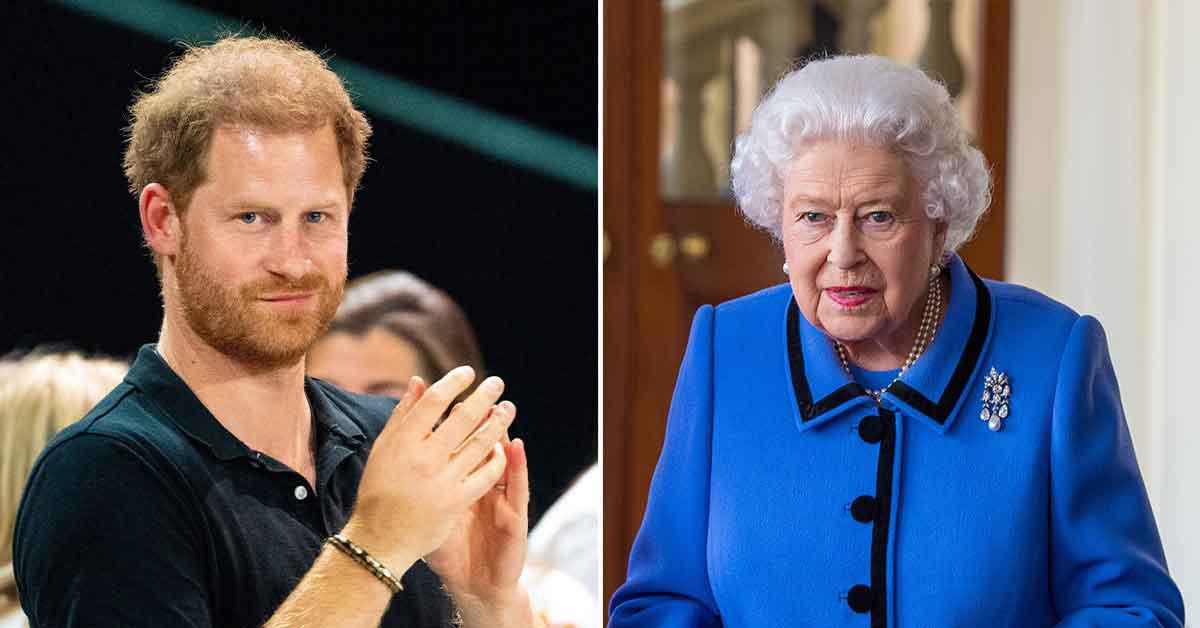 queen elizabeth ii excited prince harry call america