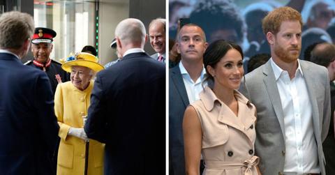 queen elizabeth angry meghan markle prince harry friends gave misleading briefings