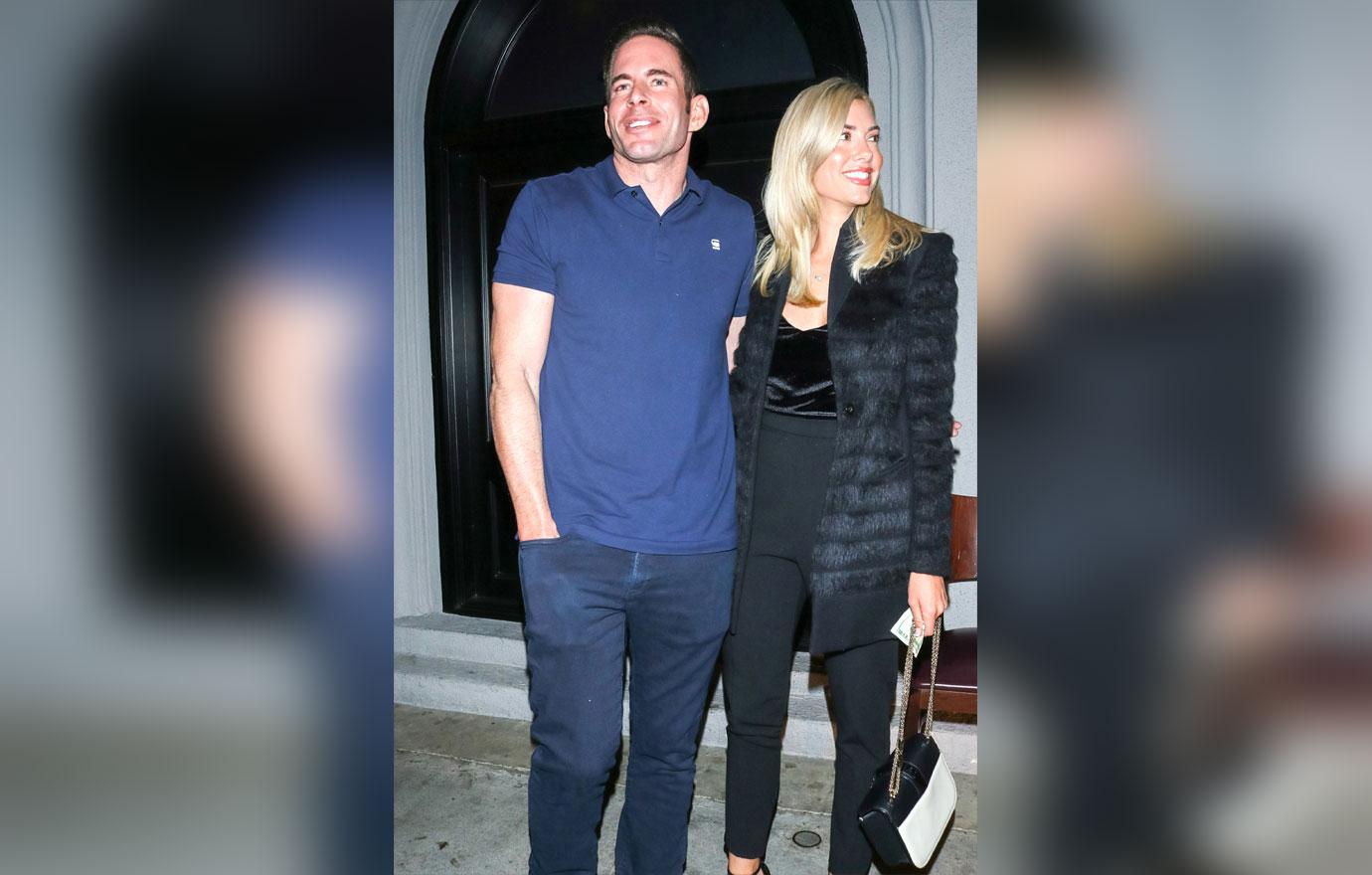 Tarek El Moussa And Heather Rae Young Spotted Outside Craig's Restaurant