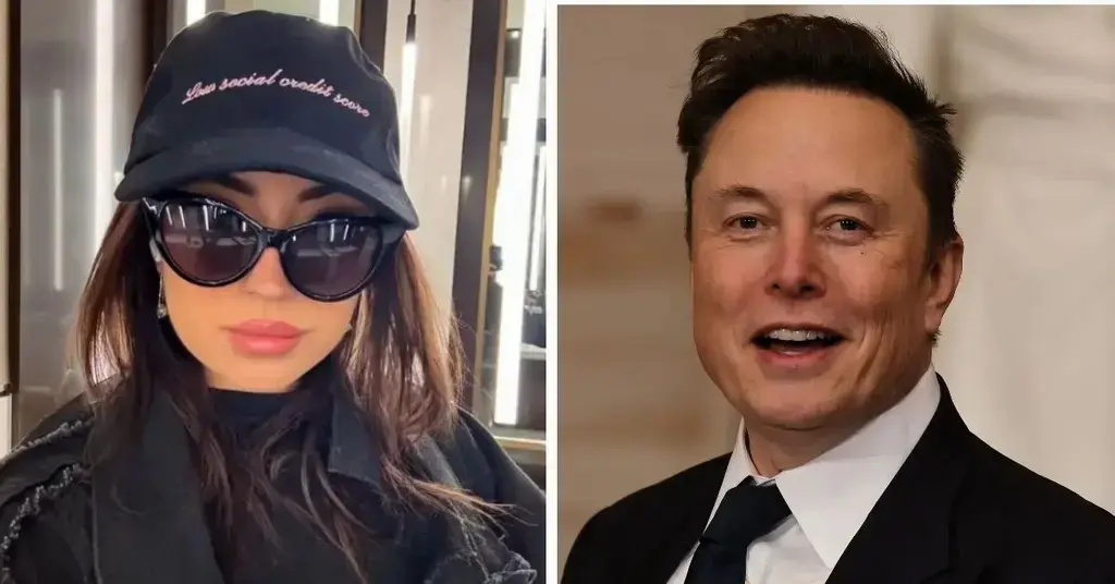 elon musk wrapped around ashley st clairs finger controls retweets