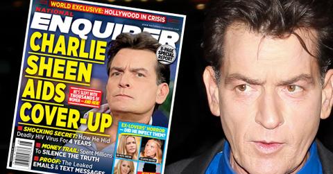 Charlie sheen aids