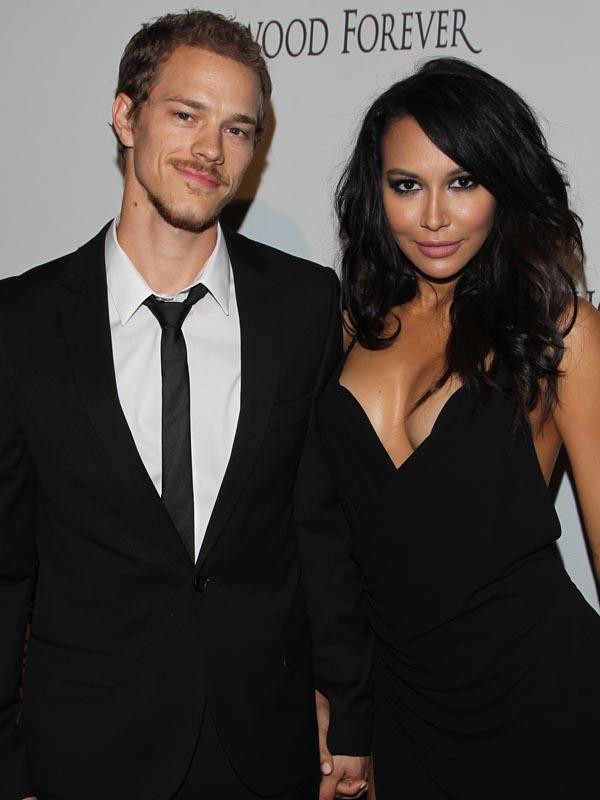 Naya Rivera wears a sheer bodysuit dress for a date night with husband Ryan  Dorsey