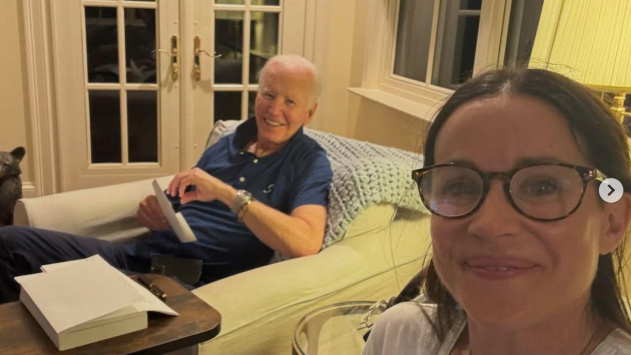 Photo of Ashley will occasionally post updates with her dad.