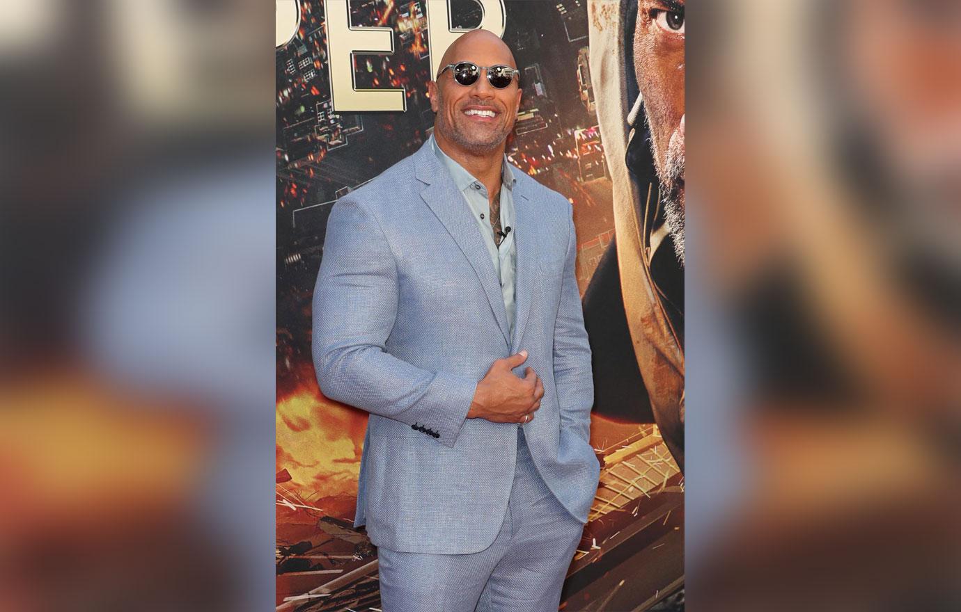 Dwayne johnson skyscraper premiere without girlfriend 5