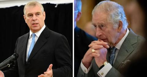 Composite photo of Prince Andrew and King Charles