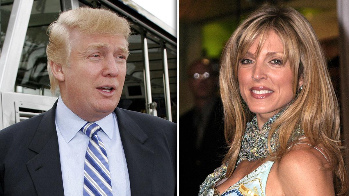Photo of Donald Trump allegedly panicked when Marla Maples became pregnant with their child.