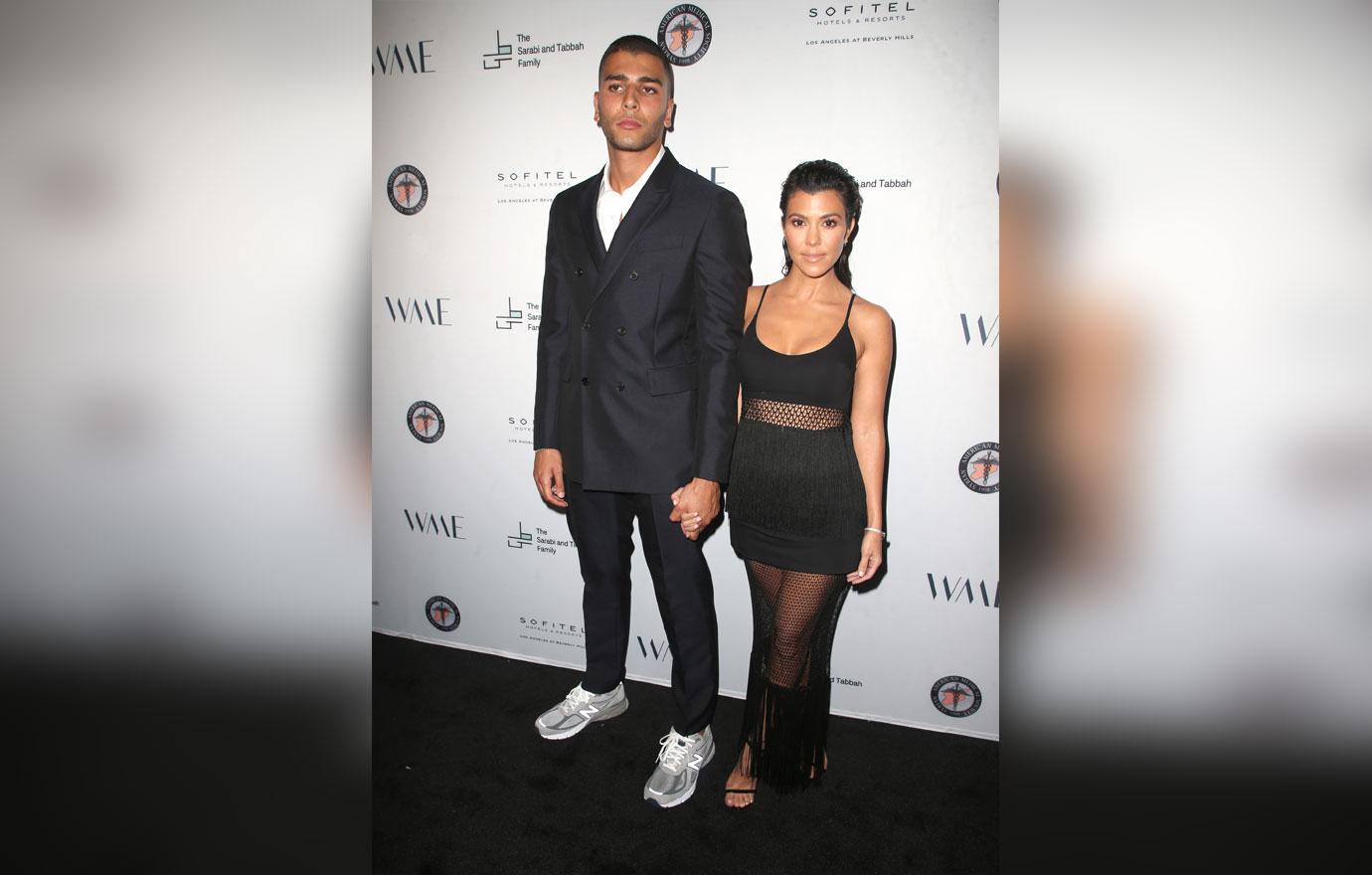 Kourtney Kardashian Younes Bendjima Hold Hands Back Together