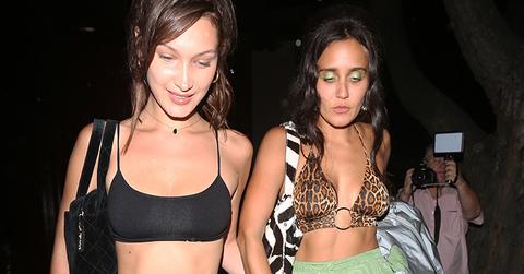 Bella hadid leaves peppermit club jesse jo stark pics
