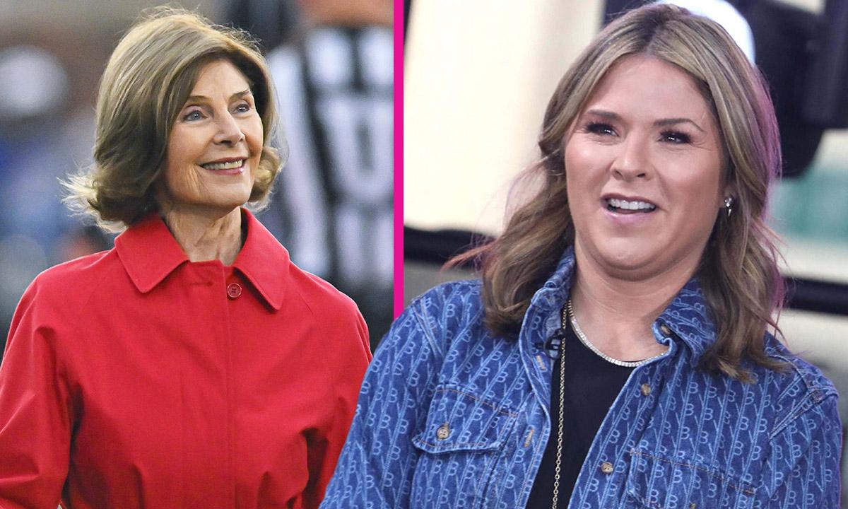laura bush,Jenna Bush Hager 