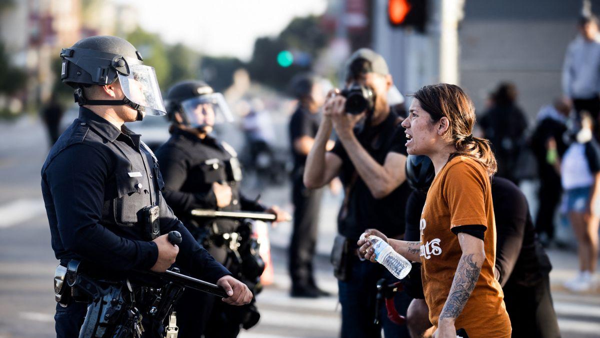 Photo of ‘No Kings’ protest in Los Angeles.