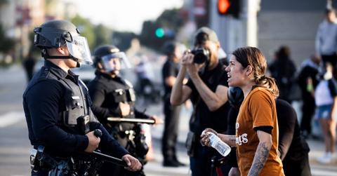 Photo of ‘No Kings’ protest in Los Angeles.