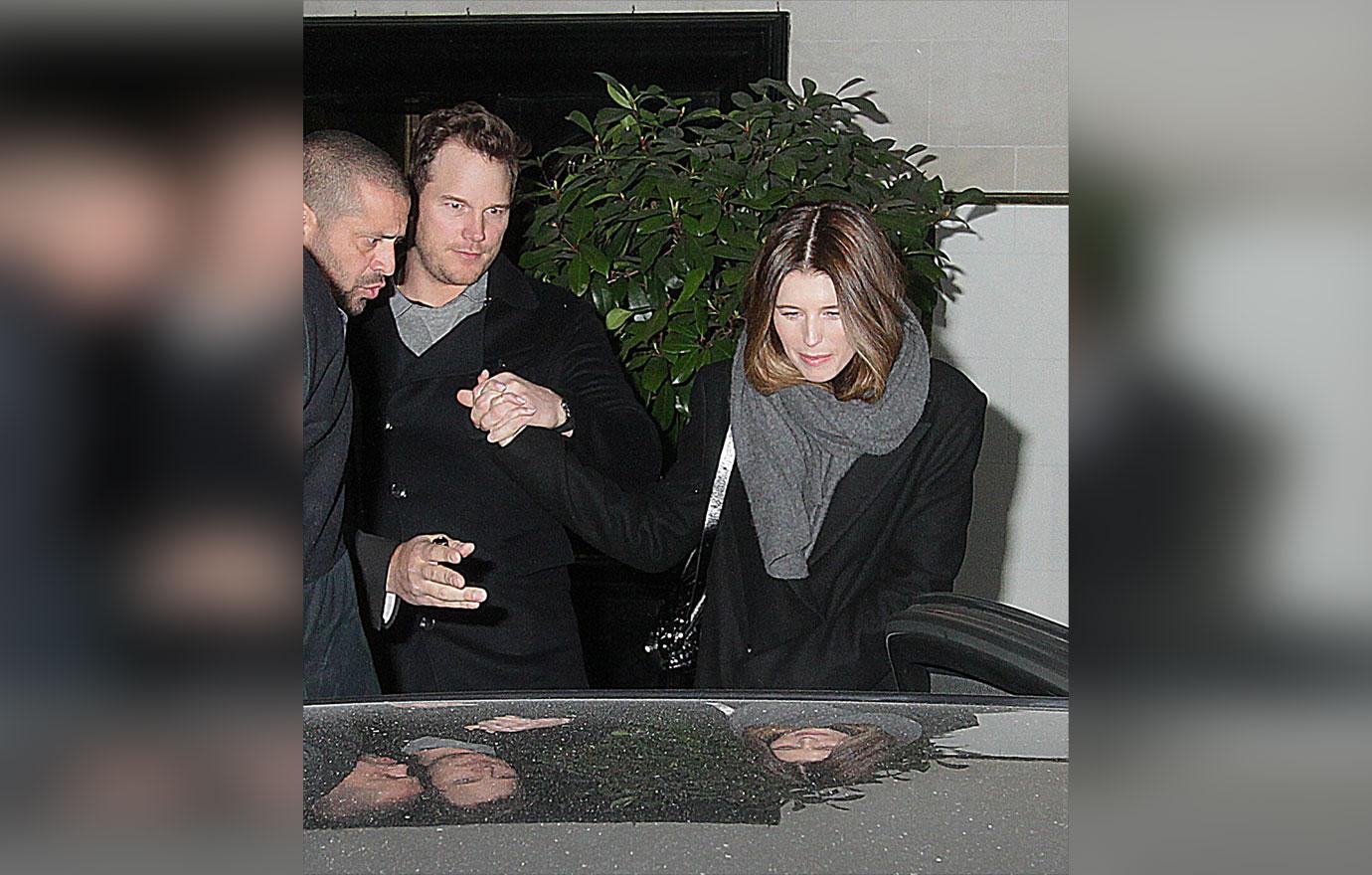 Chris Pratt, Katherine Schwarzenegger and Rob Lowe Have Dinner Together