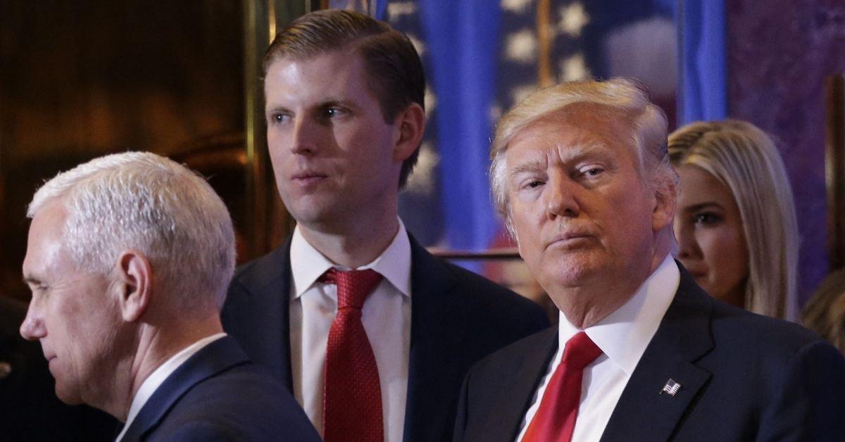 eric trump praises his father for burying his mother at a golf course