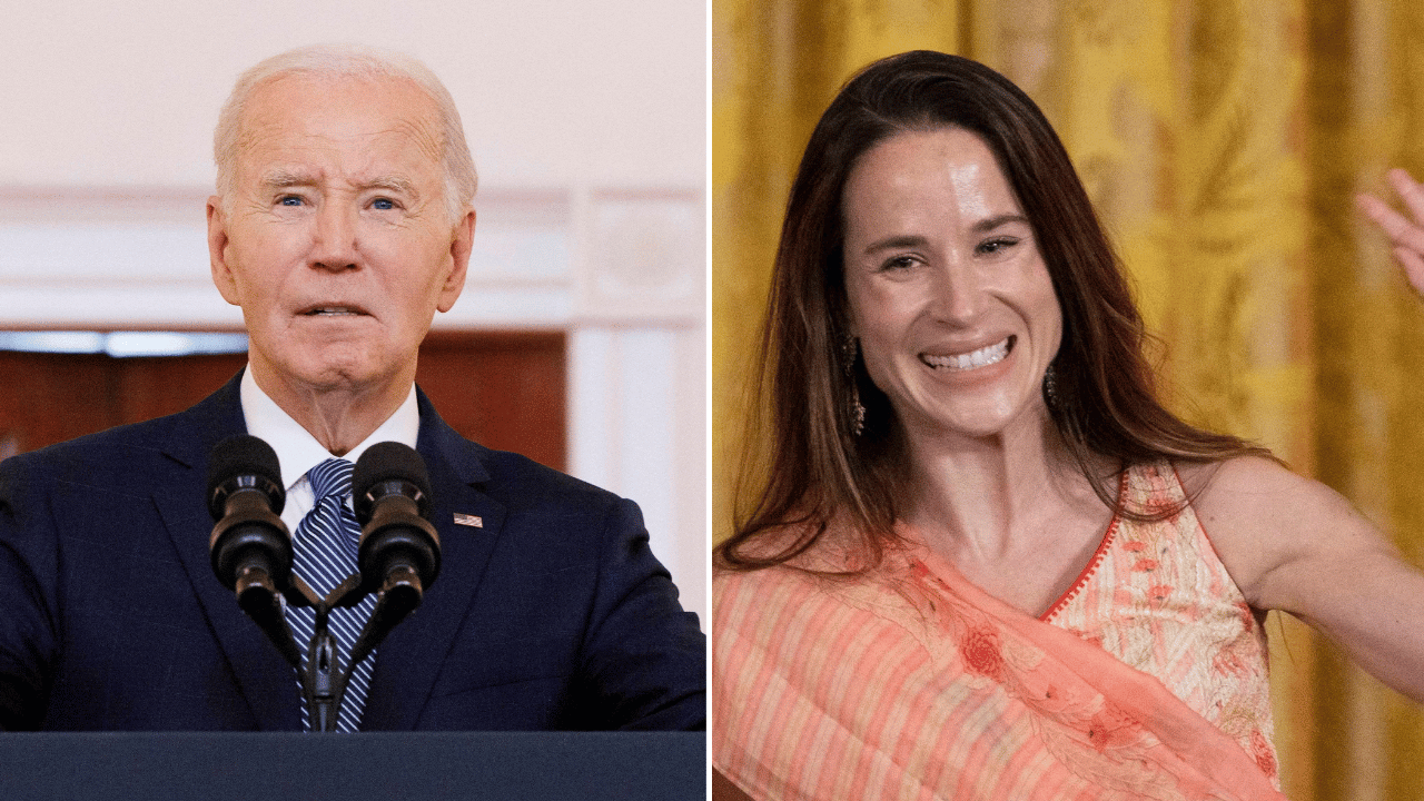 Image of Ashley Biden occasionally shares photos with her dad, former President Joe Biden. 