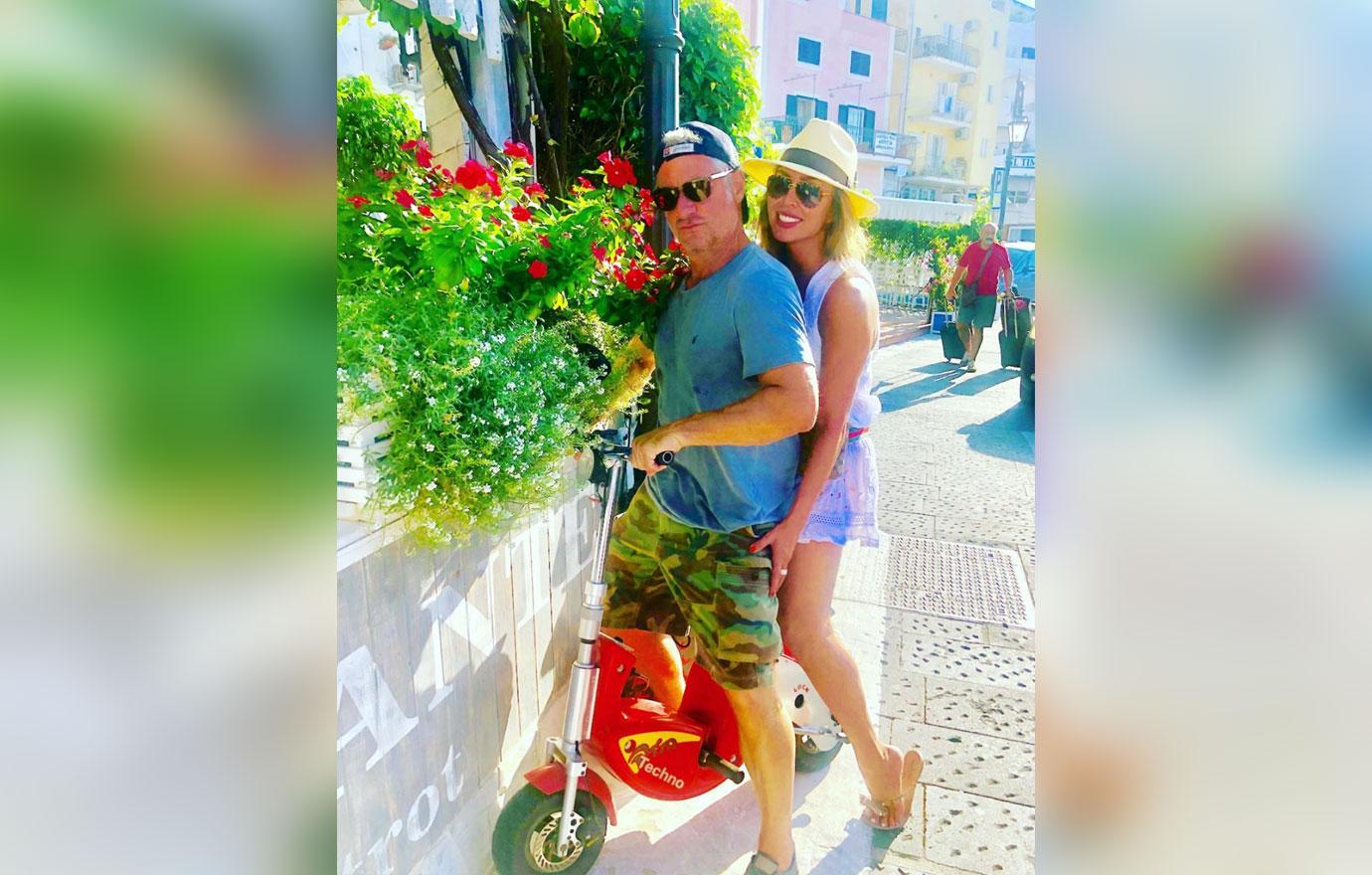 Kelly Dodd Rick Leventhal On Scooter In Europe Moving OC