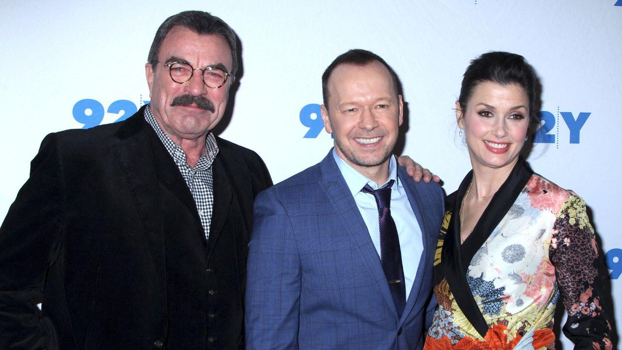 Image of The star-studded cast of 'Blue Bloods' included Donnie Wahlberg and Bridget Moynahan, alongside Tom Selleck.