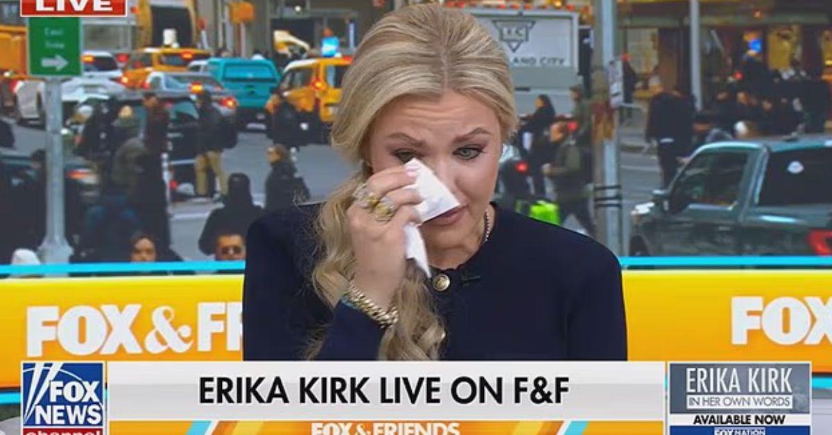 image of Erika Kirk appeared on 'Fox & Friends' on Tuesday, December 9.