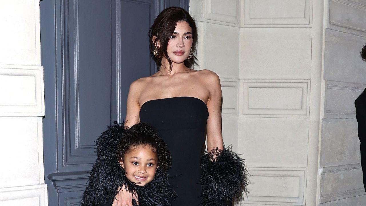 image of Kylie Jenner and Stormi. .