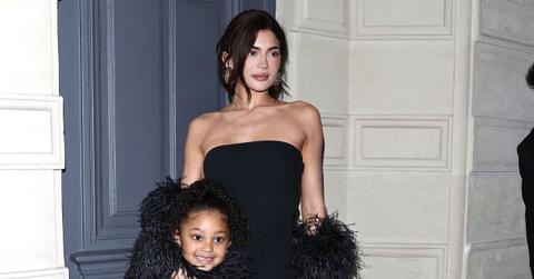 image of Kylie Jenner and Stormi. .