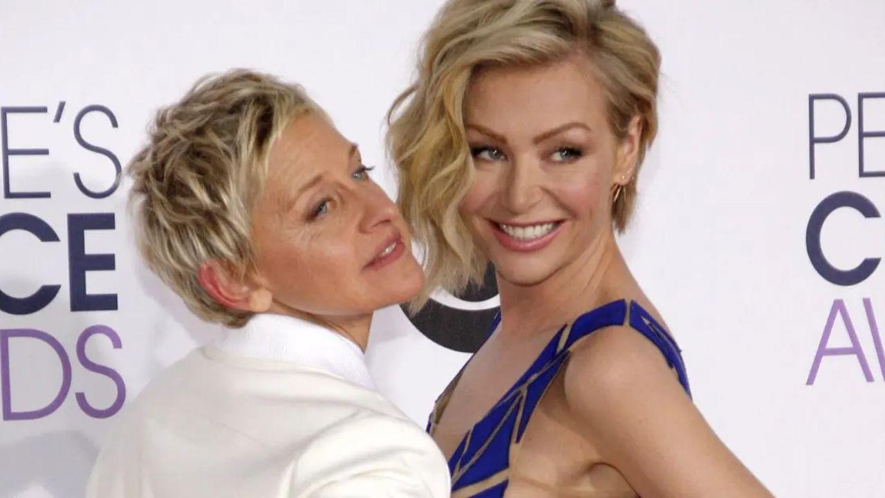Photo of Ellen DeGeneres & Portia de Rossi