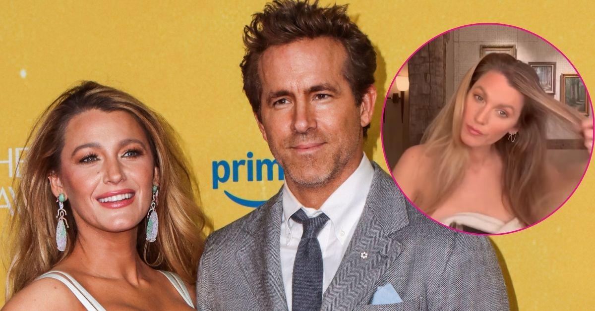 blake lively towel shoot