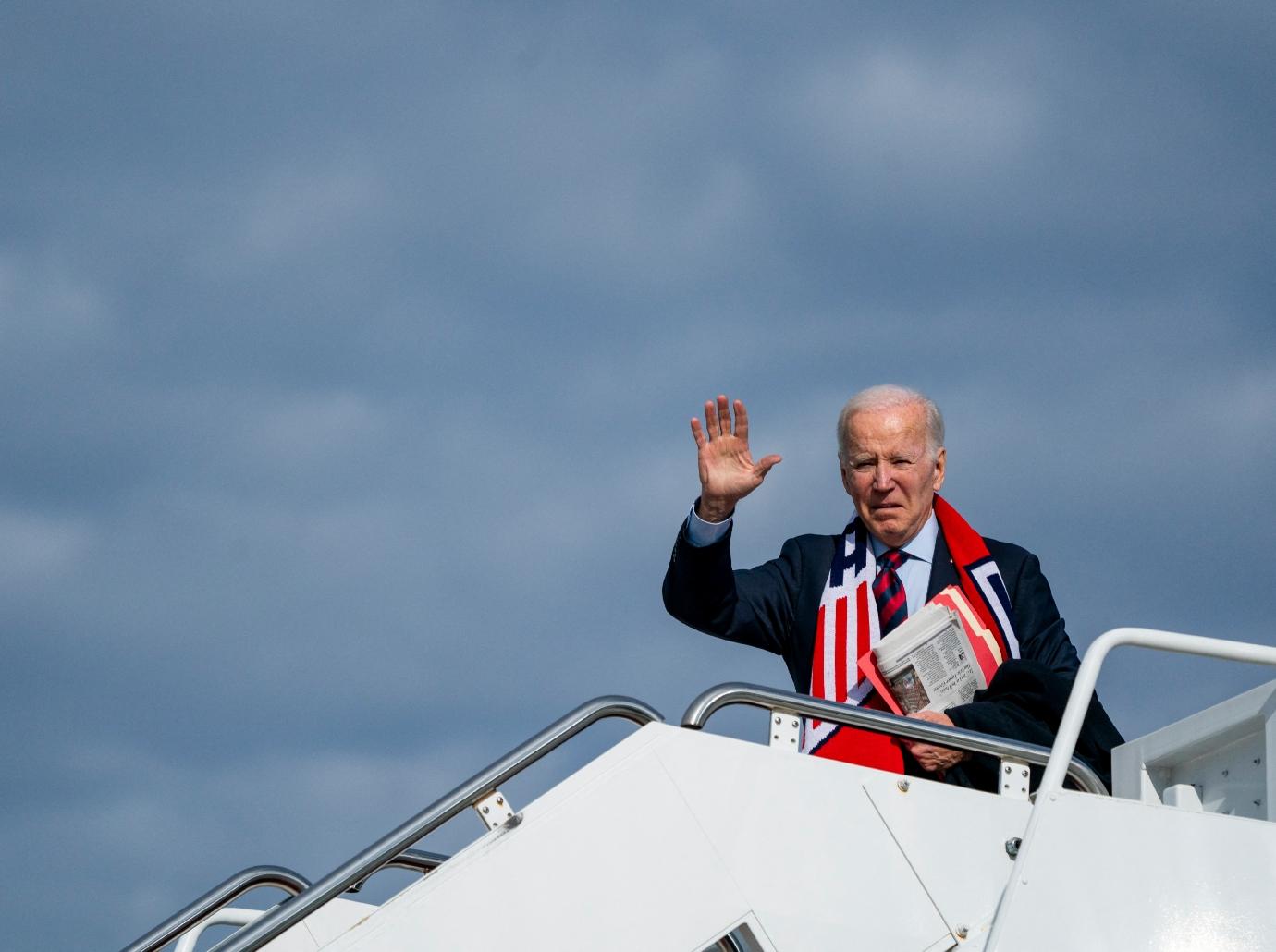 president joe biden alive not dead boards air force one covid