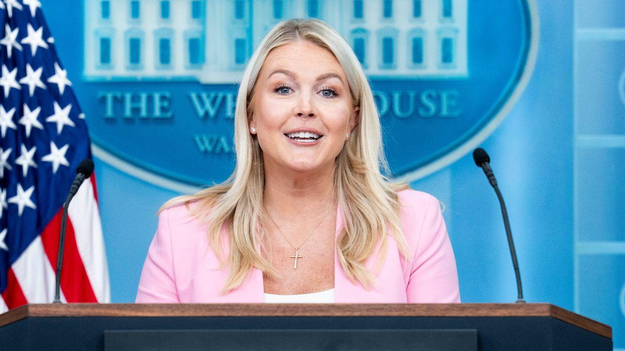 image of Karoline Leavitt announced her departure from the White House in August.
