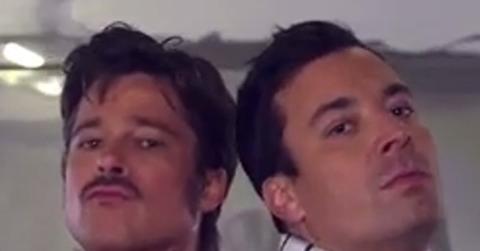 Jimmy fallon brad pitt breakdance video
