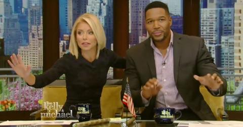 Kelly ripa final diss michael strahan last show