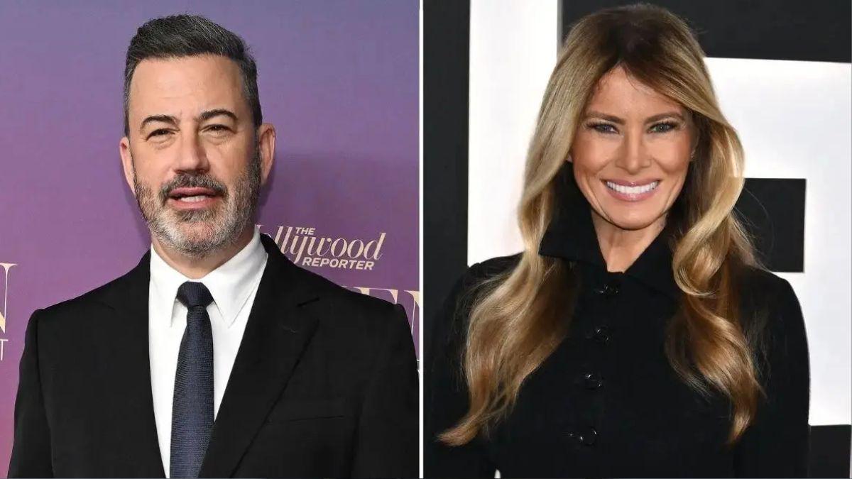image of 'Sources say that blocks of tickets to 'Melania' were purchased and then distributed to Republican activists,' Jimmy Kimmel said.