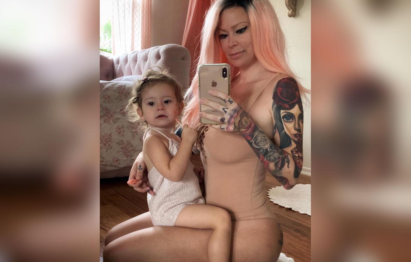 Jenna Jameson With Daughter Keto Diet Slip