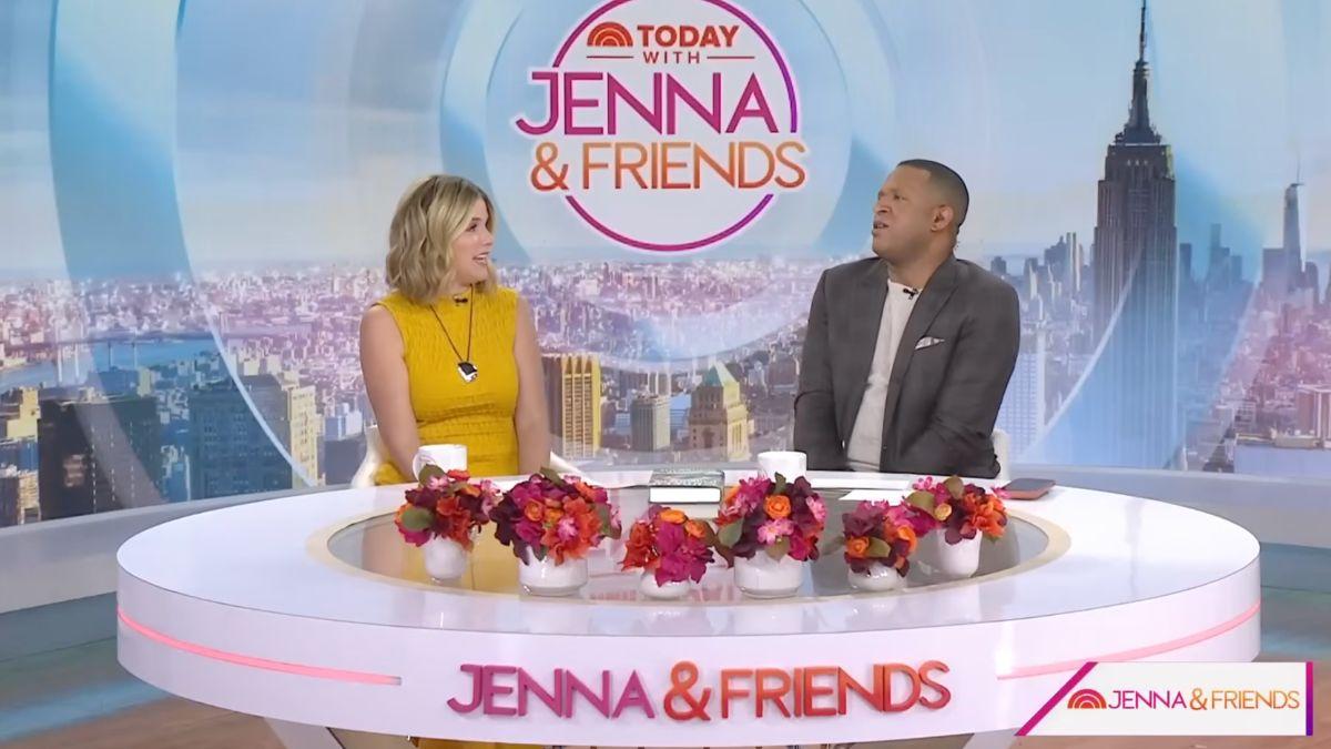 Image of Craig Melvin exposedJenna Bush Hager's major news by accident.