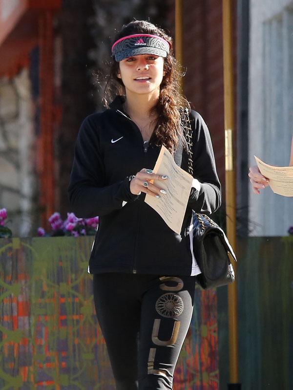 Vanessa Hudgens Goes To Lunch After A Hike