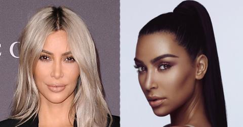 Kim kardashian black face