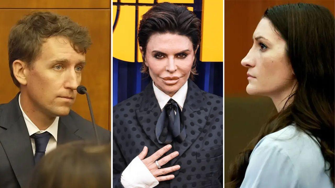 Split photo of Patrick Clancy & Lisa Rinna & Lindsay Clancy