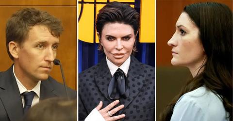 Split photo of Patrick Clancy & Lisa Rinna & Lindsay Clancy