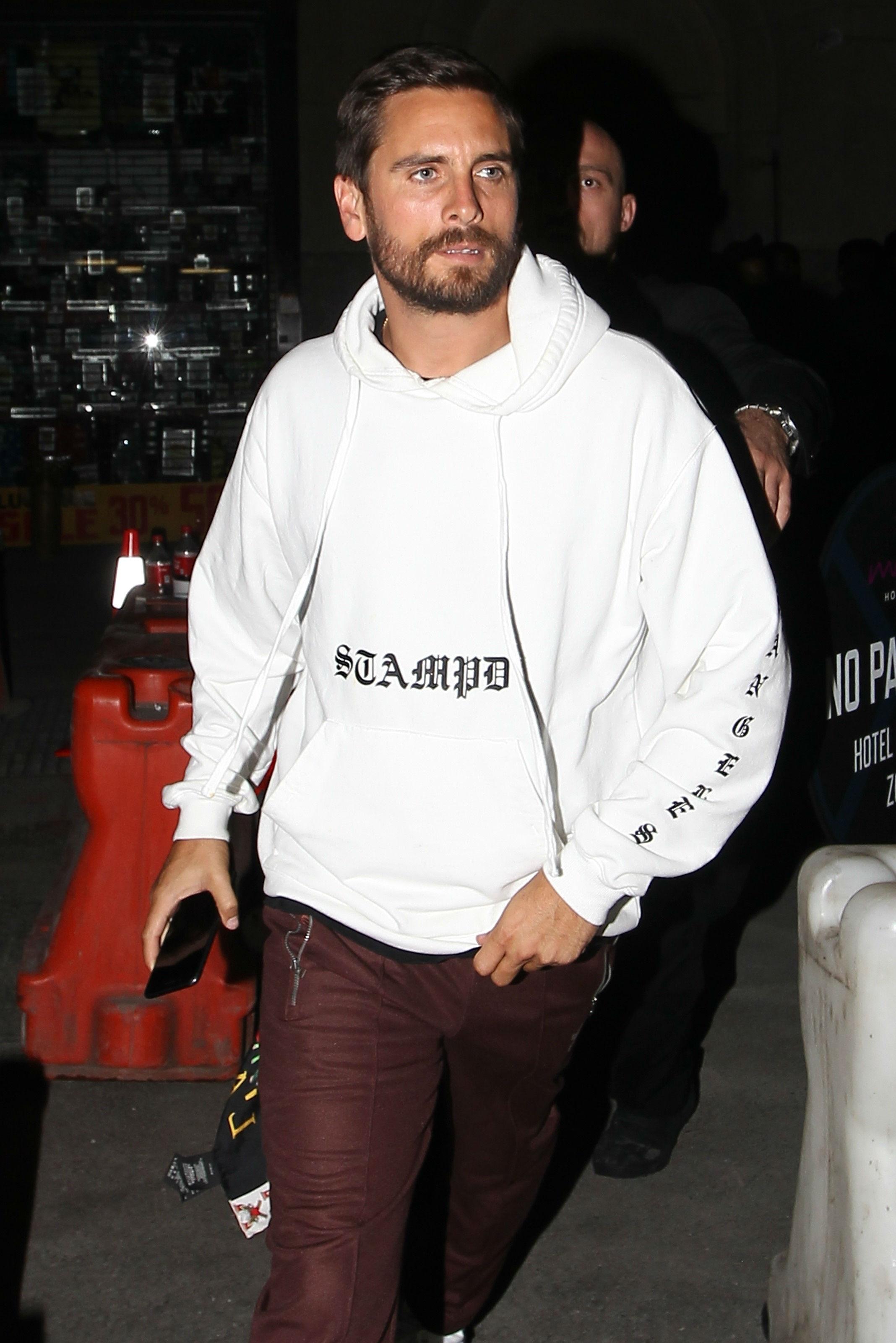 Scott Disick Partying New York Fashion Week Rihanna Photos