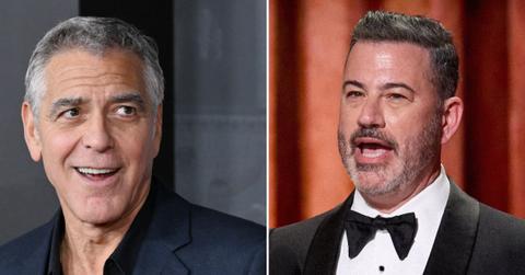 split of George Clooney, Jimmy Kimmel.