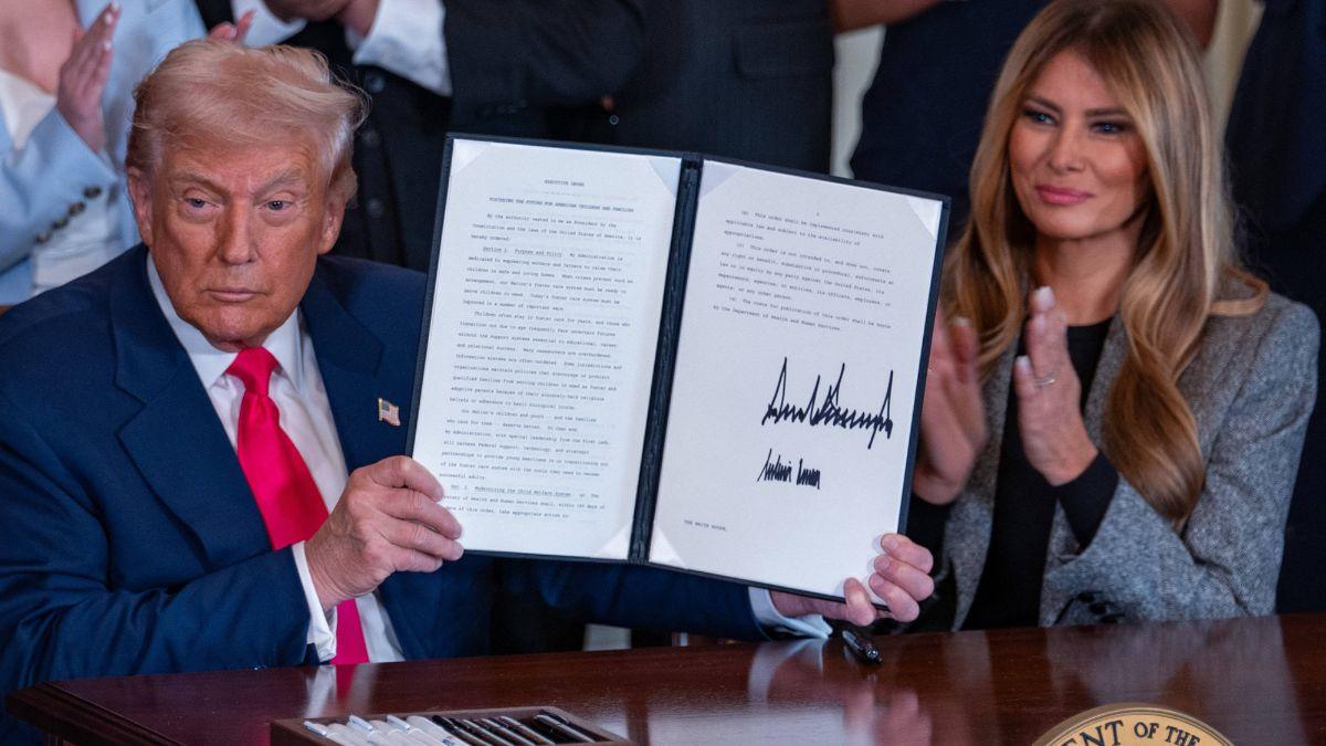 image of Donald trump and Melania trump 