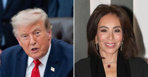 Photo of Donald Trump and Jeanine Pirro.